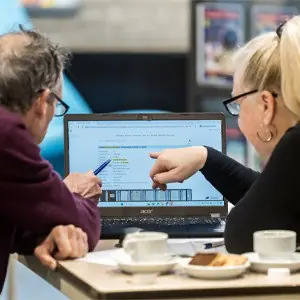 Stammbaum-Café — Bibliotheek Elst, Elst