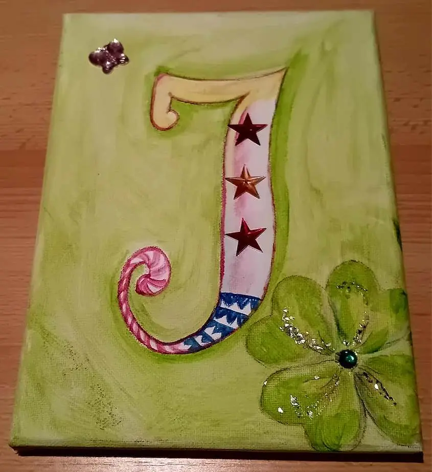 Workshop: Schilderij met je initiaal op canvasdoek — Bibliotheek Ameland - Nes, Nes