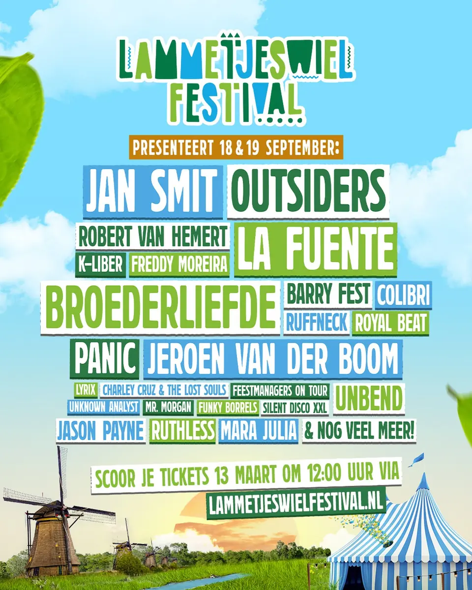 Lammetjeswiel Festival — Evenemententerrein, Alblasserdam