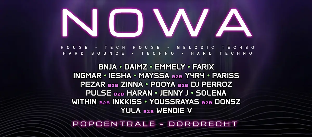 NOWA Festival — Popcentrale, Dordrecht