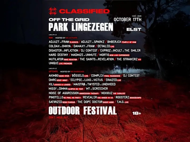 Classified · Off The Grid — Lingezegen, Elst
