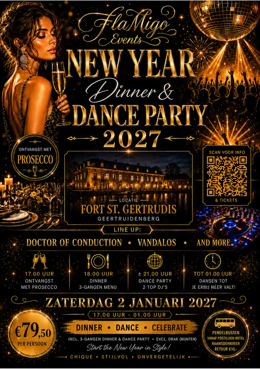 New Year Dinner & Dance Party — Fort St. Gertrudis, Geertruidenberg