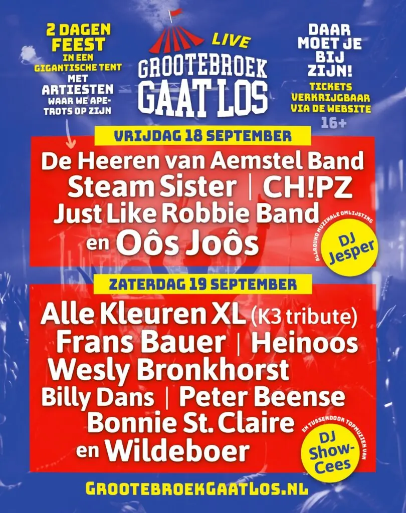 Grootebroek gaat los — Feesttent, Grootebroek
