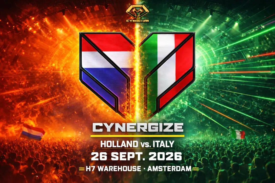 Cynergize · Holland vs Italy — H7 Warehouse, Amsterdam