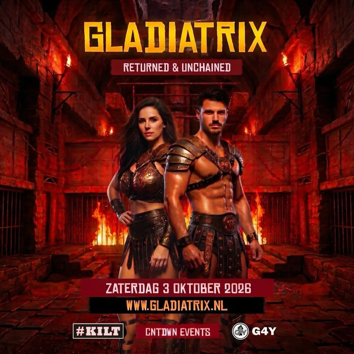 Gladiatrix · Returned & Unchained — Rodenburg, Beesd