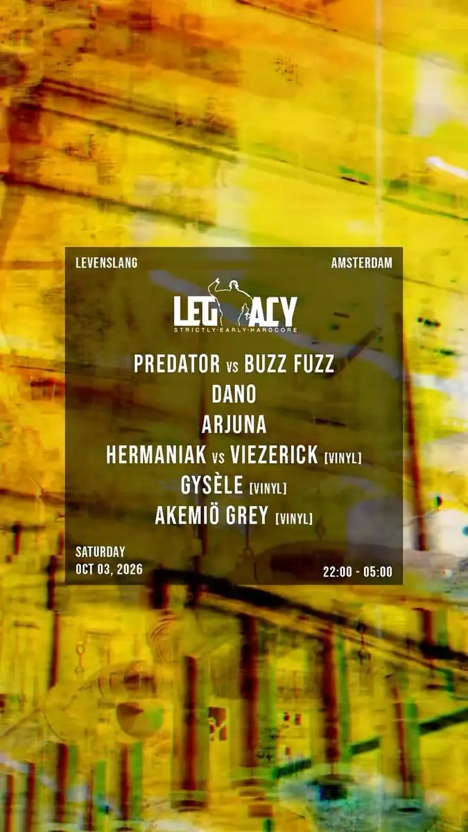 Legacy — Levenslang, Amsterdam