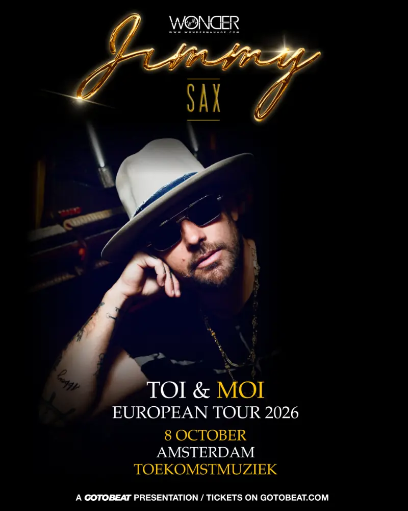 Jimmy Sax · European Tour 2026 — Toekomstmuziek, Amsterdam