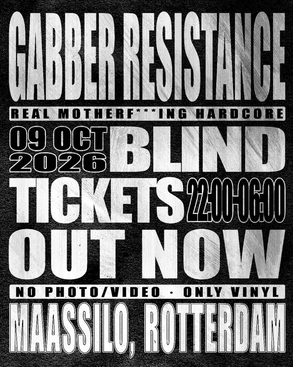 Gabber Resistance · Real Motherf***ing Hardcore — Maassilo, Rotterdam