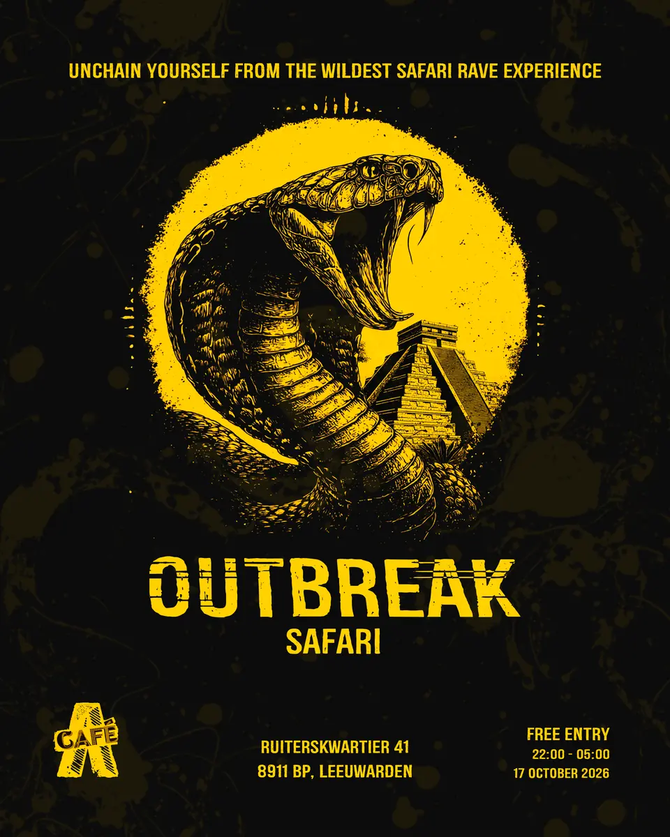 Outbreak Safari — Het Neushoorn Café, Leeuwarden