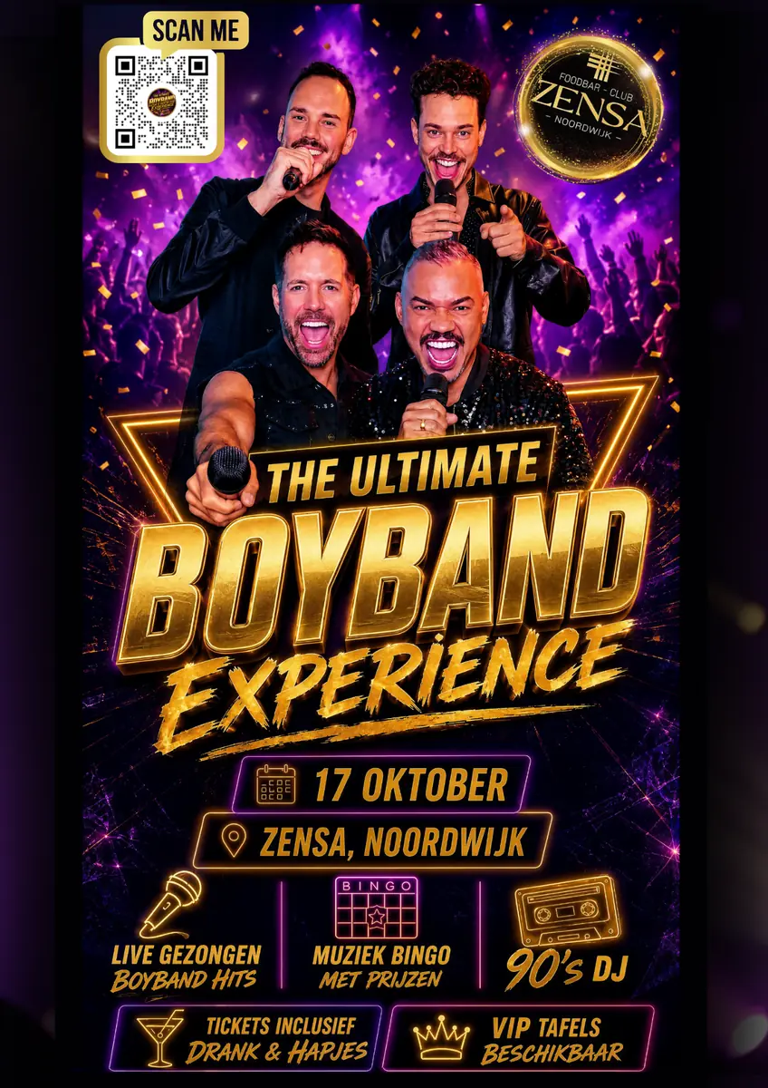 The Ultimate BoybandXperience — Zensa, Noordwijk aan Zee