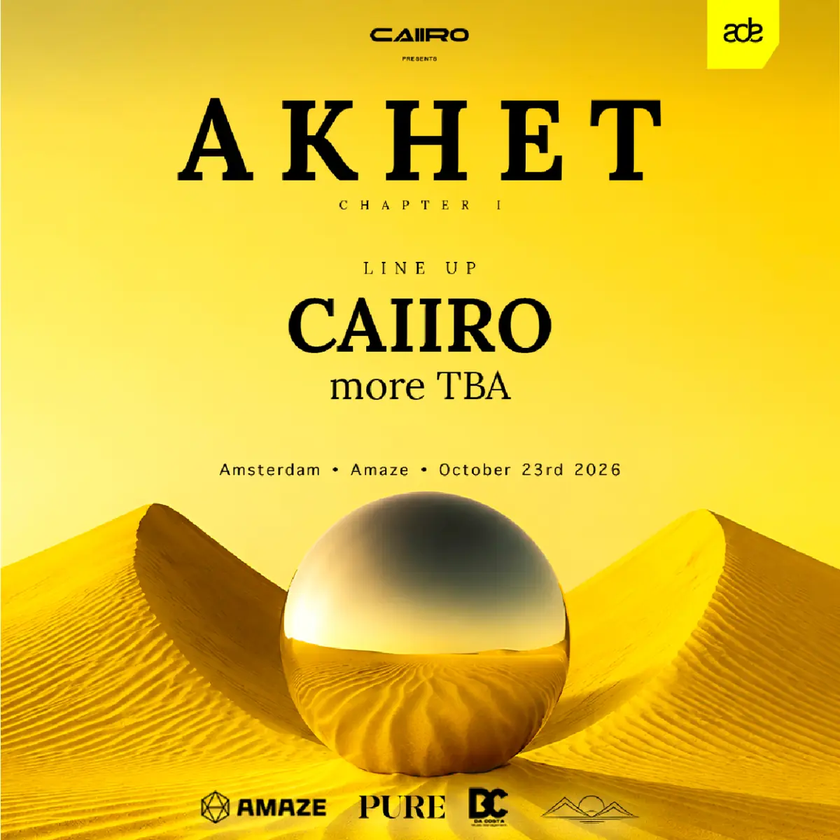 Caiiro · AKHET Amsterdam — Amaze, Amsterdam