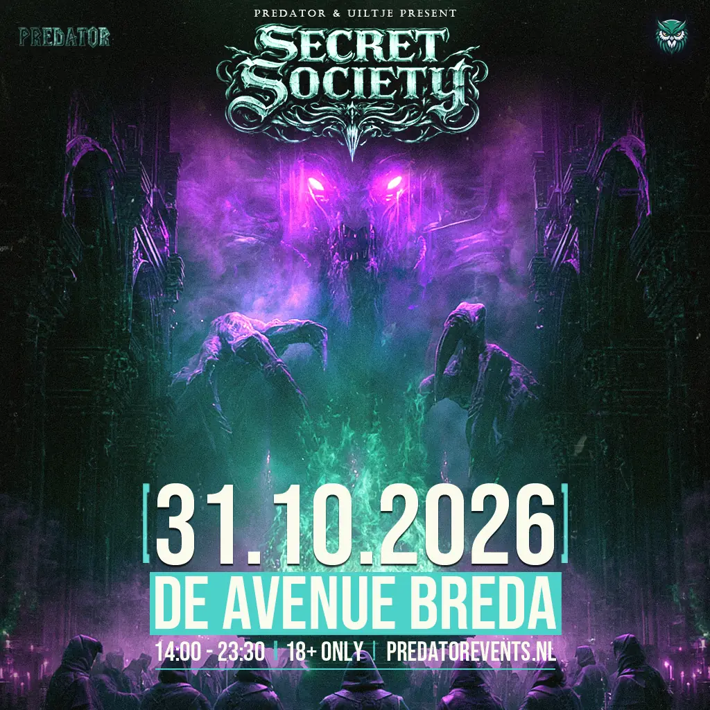 Predator · Secret Society — De Avenue, Breda