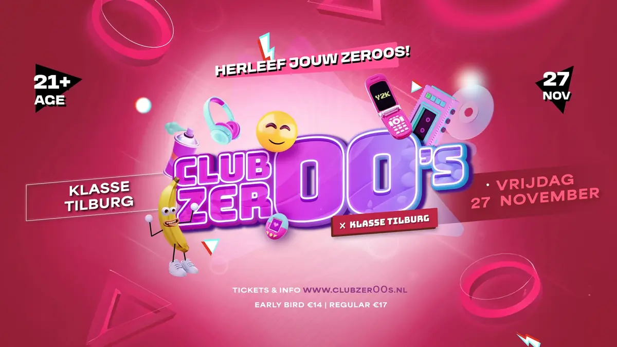 Club Zer00s × Klasse — Klasse Theater, Tilburg