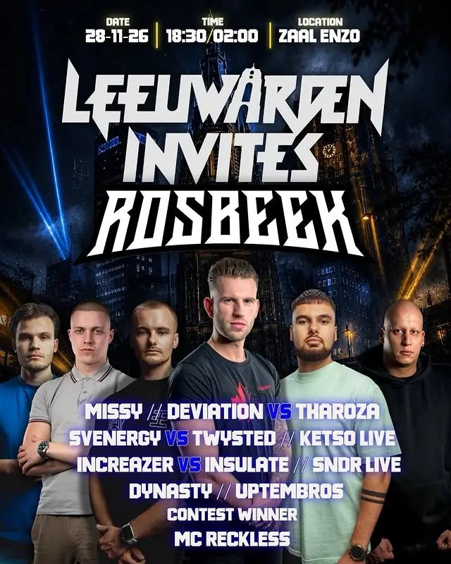 Leeuwarden Invites Rosbeek — Enzo, Leeuwarden