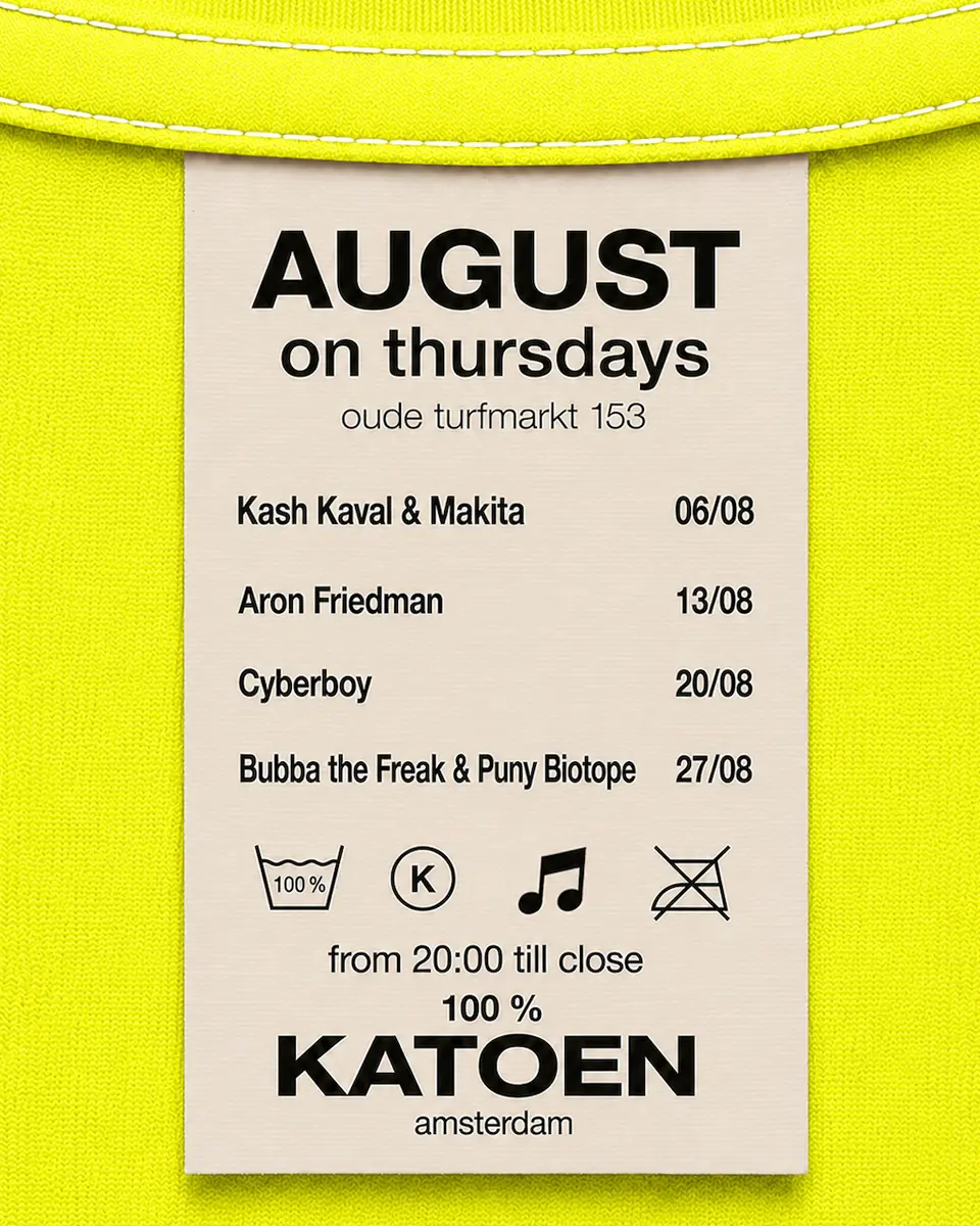 100% Katoen — Café Katoen, Amsterdam