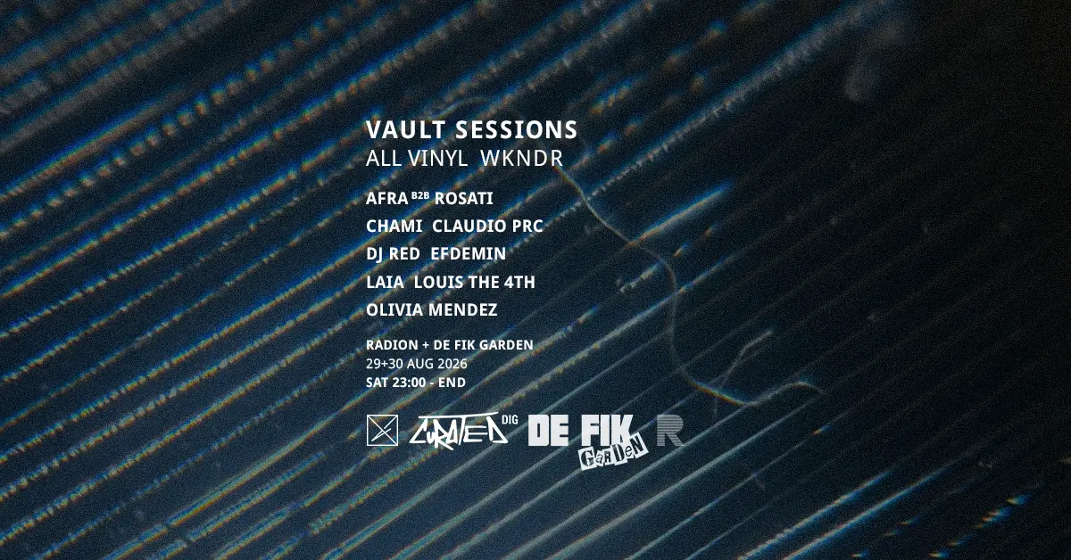 Vault All Vinyl WKNDR | Night | RADION — RADION, Amsterdam
