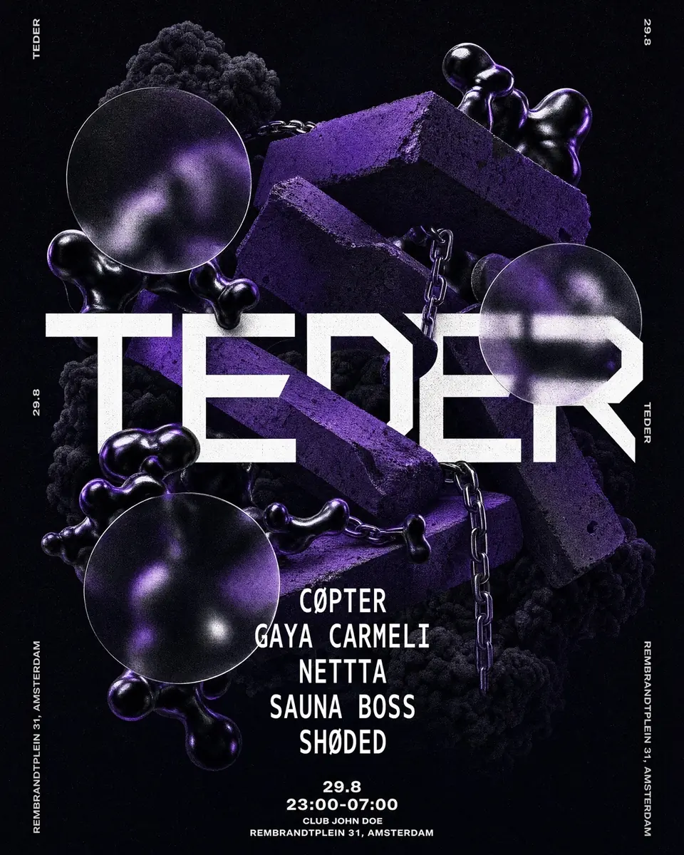 TEDER — John Doe, Amsterdam