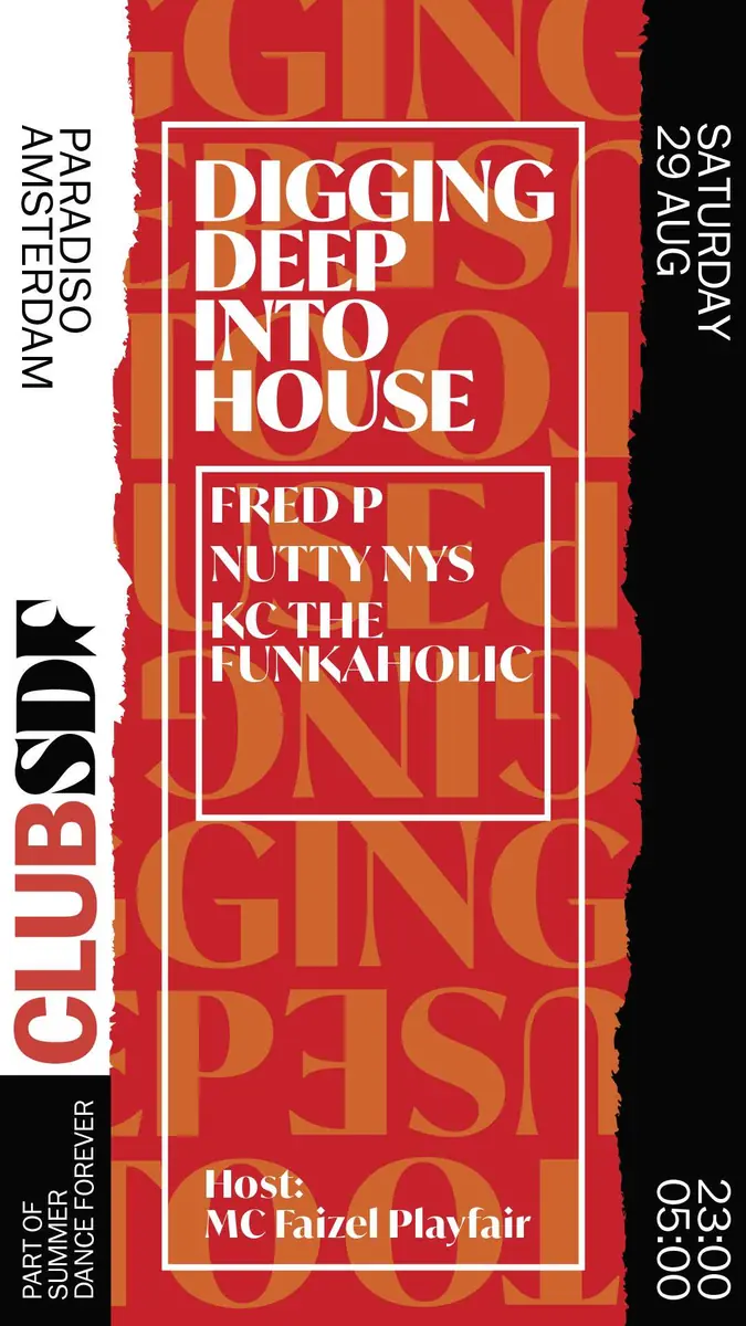 Digging Deep into House — Paradiso, Amsterdam