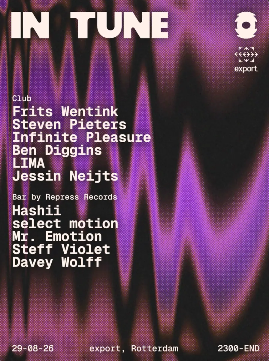In Tune: Frits Wentink, Repress, Steven Pieters — export, Rotterdam