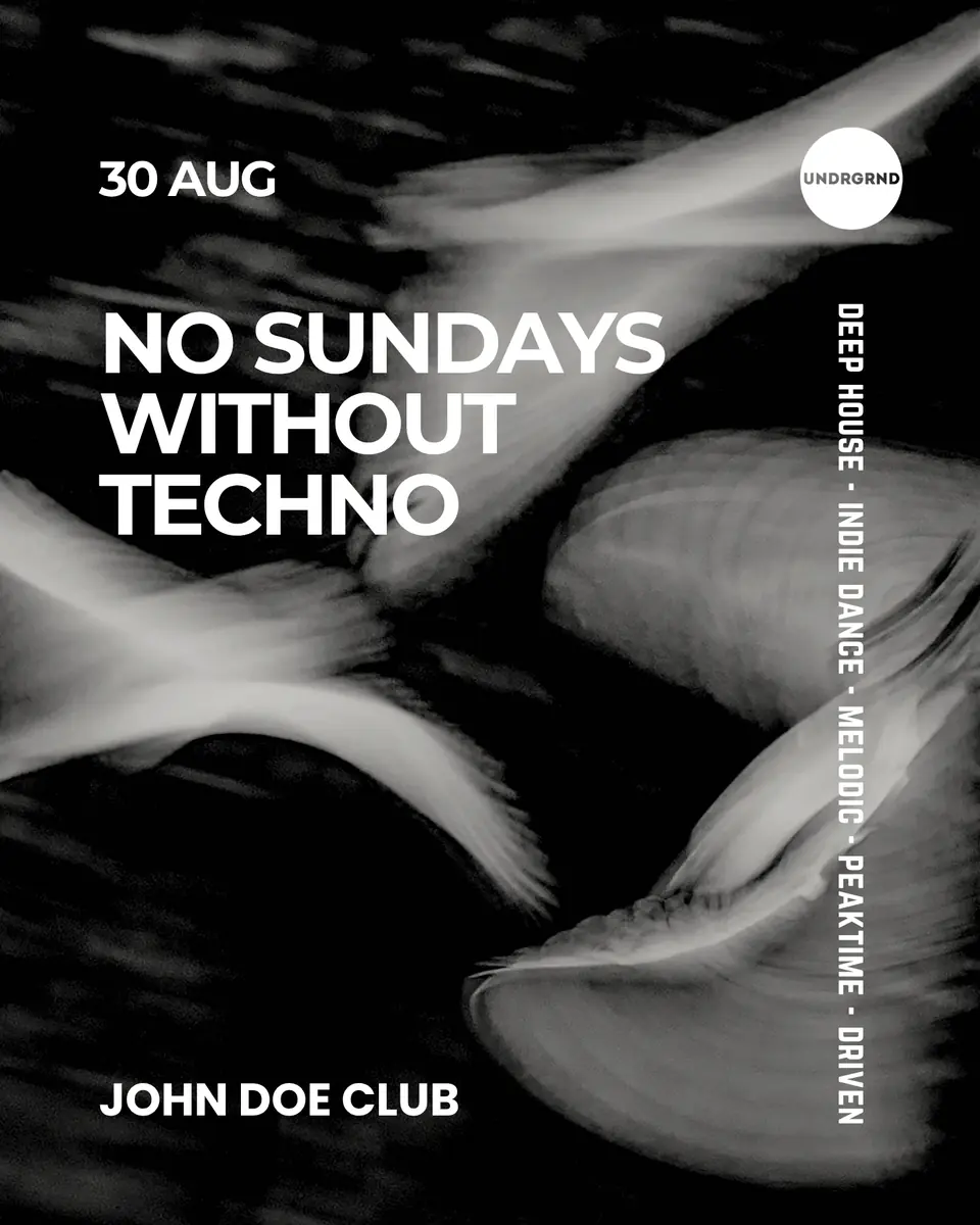 No Sundays Without Techno — John Doe, Amsterdam