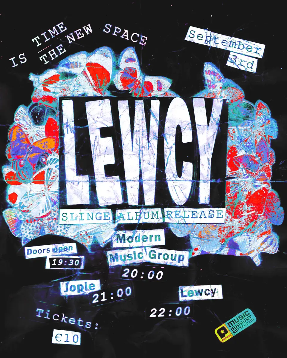 Lewcy album release night: Slinge — Time is the new space, Rotterdam