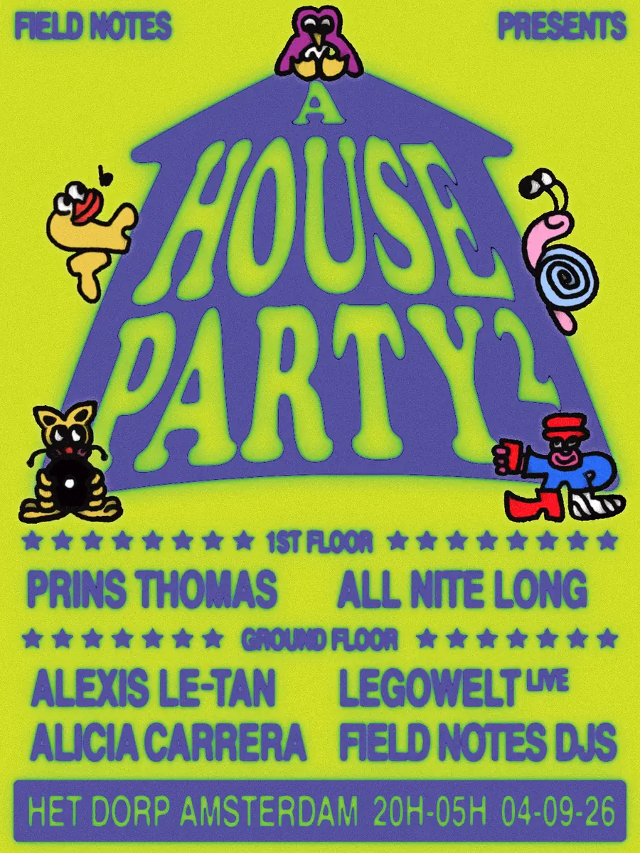 Field Notes presents... A House Party 2 — Het Dorp, Amsterdam