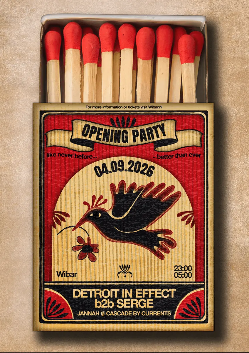 Wibar Opening Party with Detroit In Effect b2b Serge — Wibar, Leiden