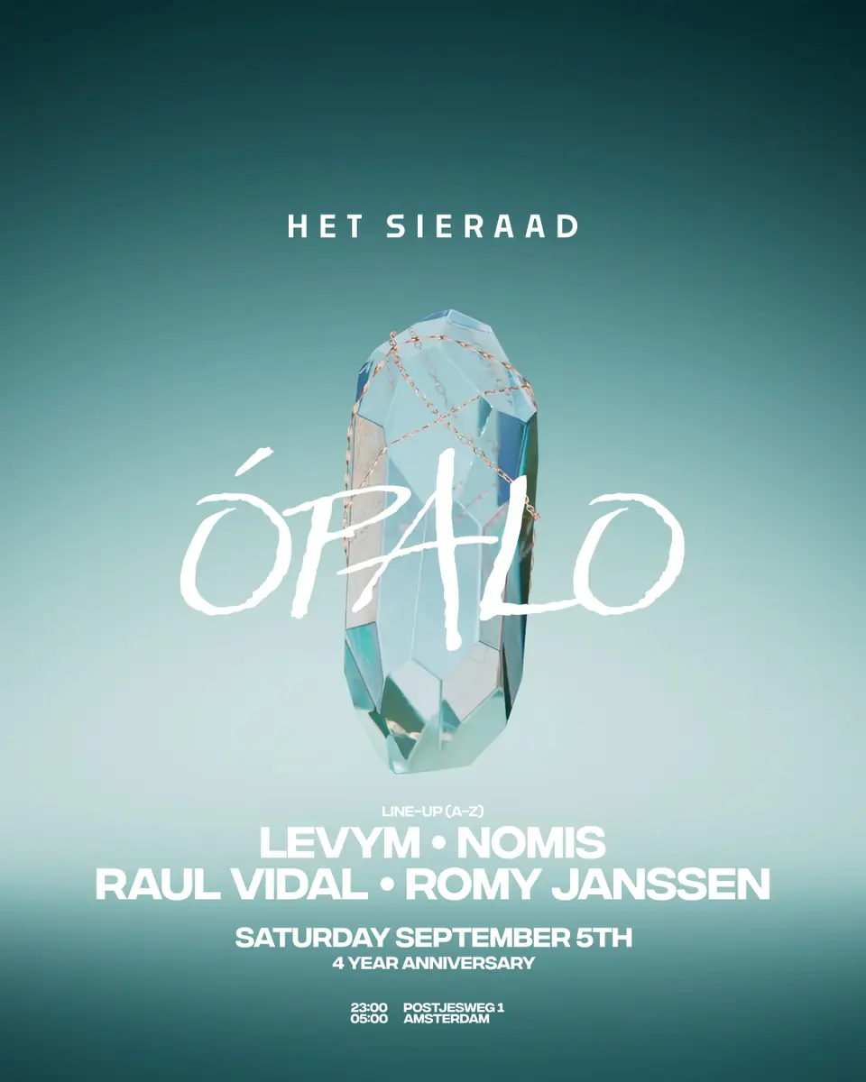 Ópalo - 4YR Anniversary — Het Sieraad, Amsterdam