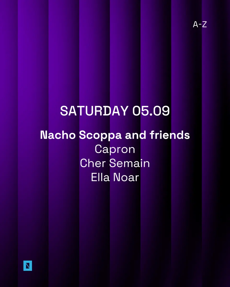 TOFFLER presents Nacho Scoppa and friends — Toffler, Rotterdam