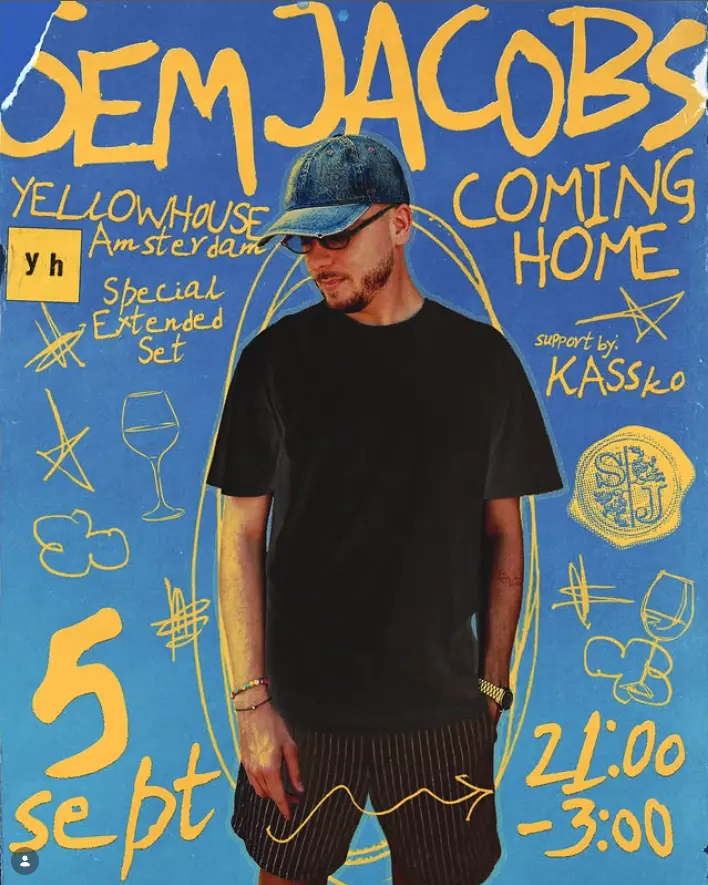 Sem Jacobs (Exclusive Extended Set) + Kassko — Yellow House, Amsterdam