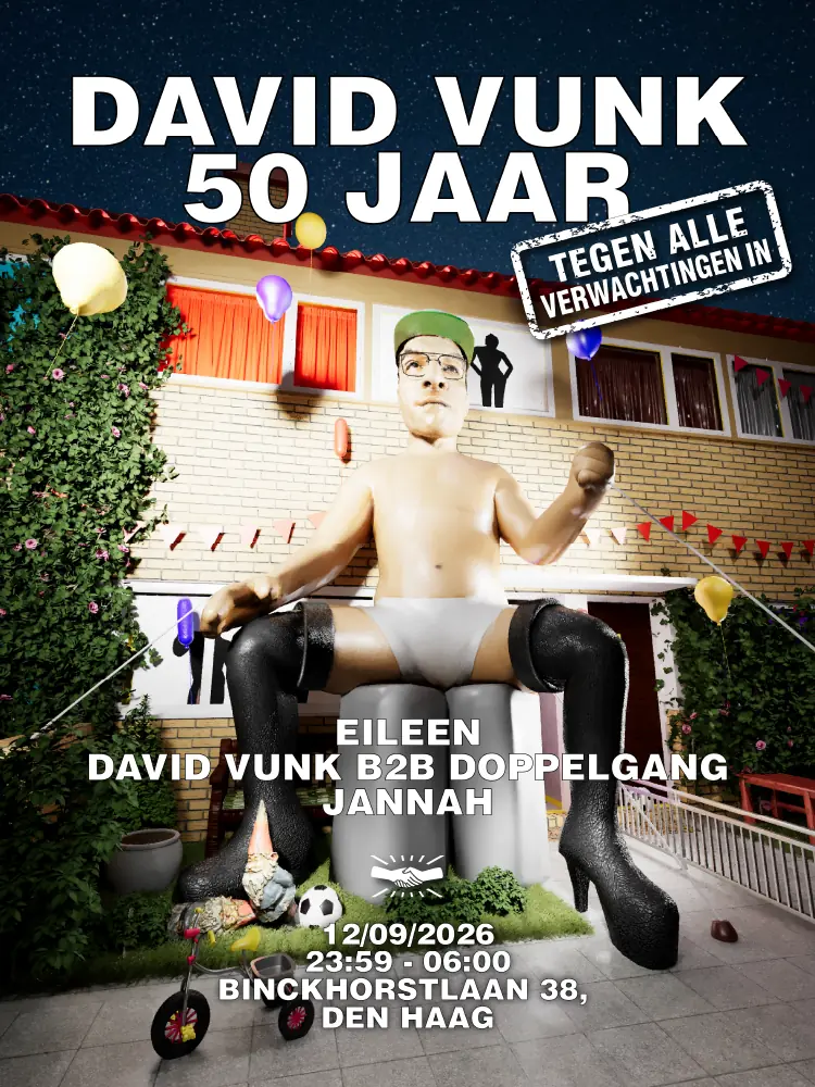 David Vunk 50 Jahre: Gegen alle Erwartungen — PIP Den Haag, Den Haag