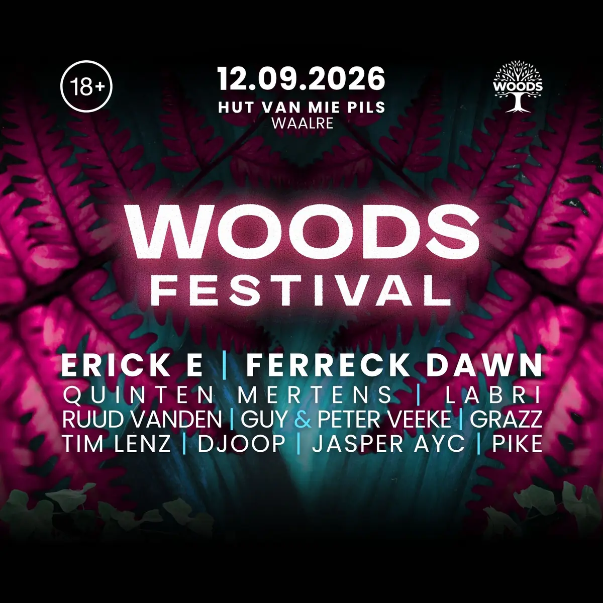 Woods Festival 2026 — Hut van Mie Pils, Waalre