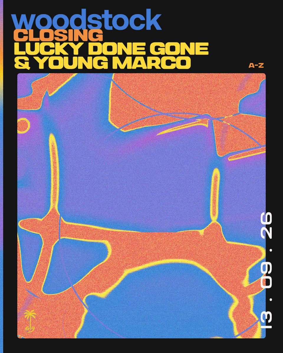 Woodstock Closing mit Lucky Done Gone & Young Marco — Woodstock'69, Amsterdam