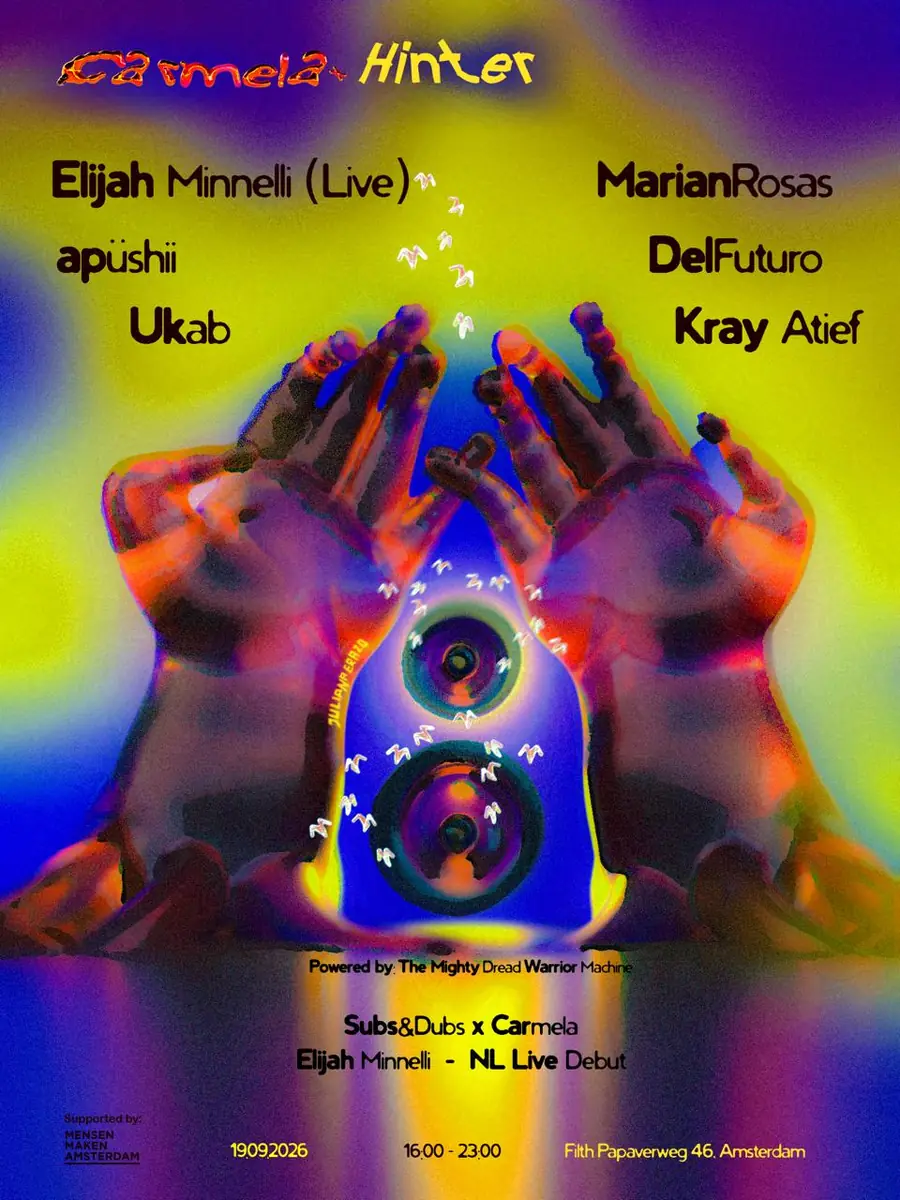 Subs&Dubs X Carmela Collective präsentiert Elijah Minnelli live — Filth, Amsterdam