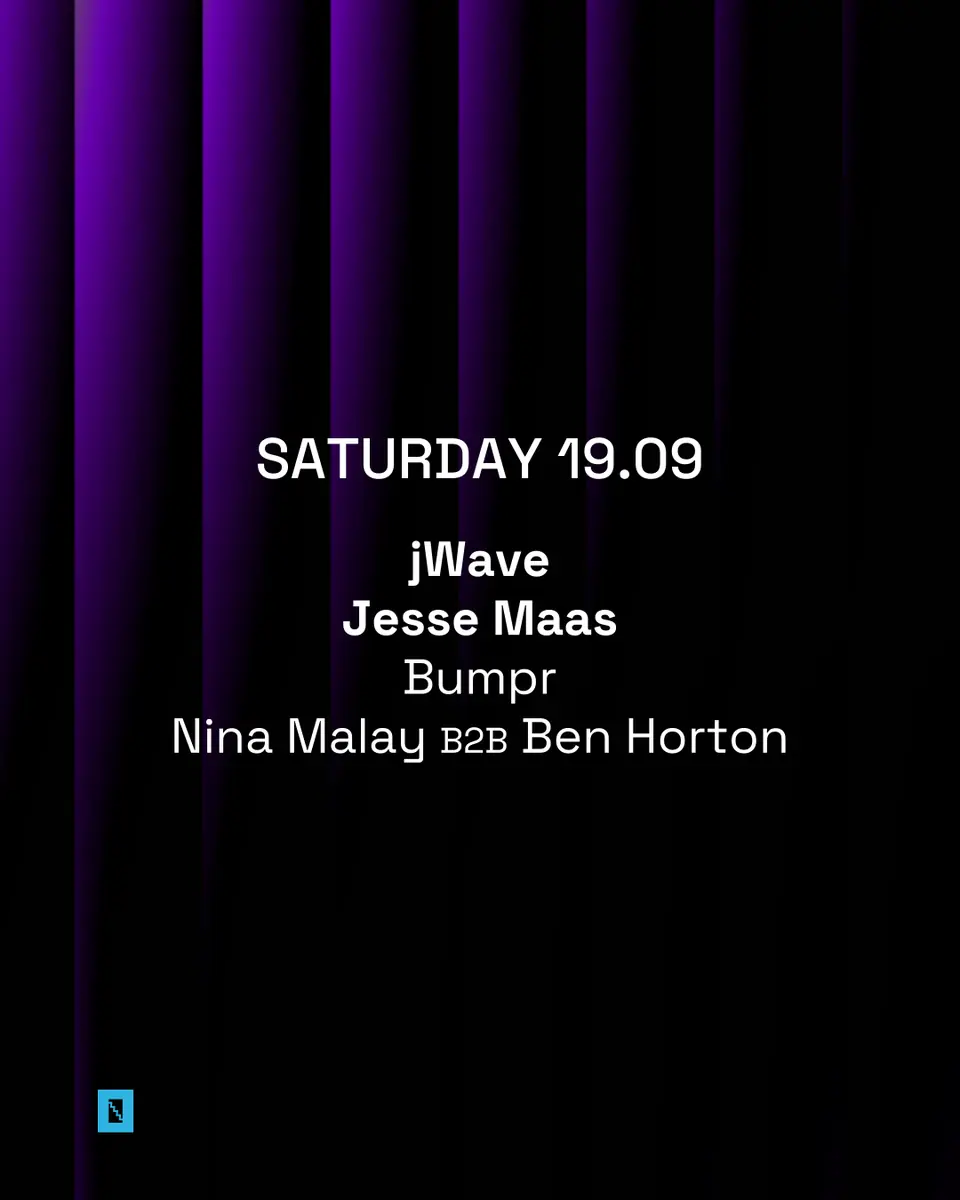 TOFFLER presents jWave, Jesse Maas — Toffler, Rotterdam