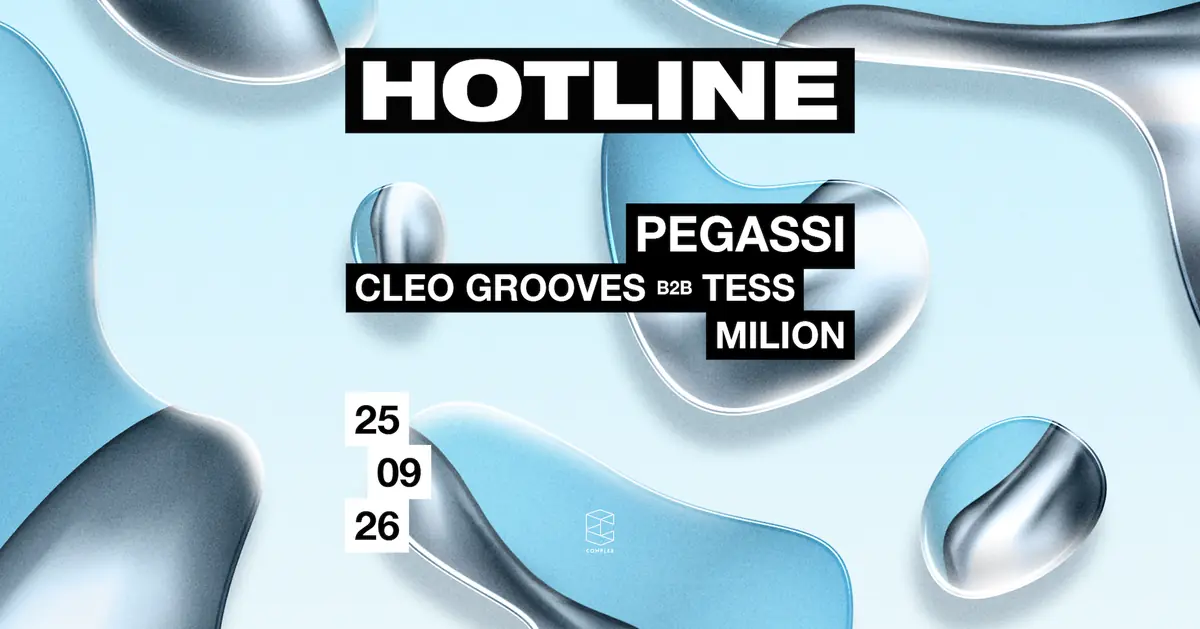 HOTLINE presents Pegassi — Complex Maastricht, Maastricht