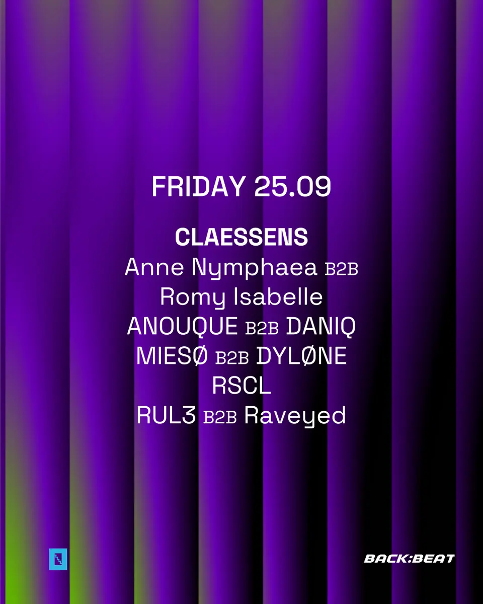 Toffler presents CLAESSENS — Toffler, Rotterdam