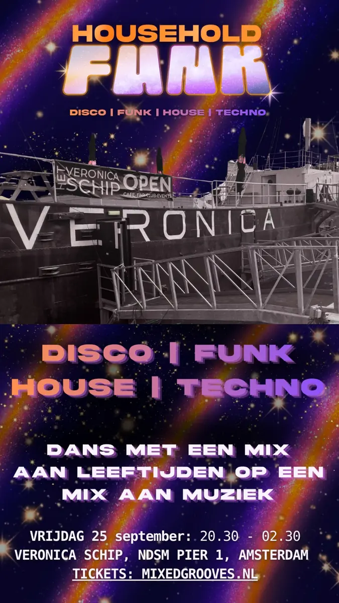 Household Funk Ausgabe 6 im Veronica Schip — Het Veronica Schip, Amsterdam