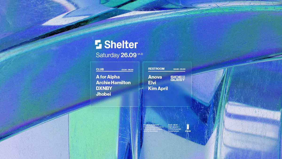 Archie Hamilton, DXNBY, Jhobei — Shelter Amsterdam, Amsterdam