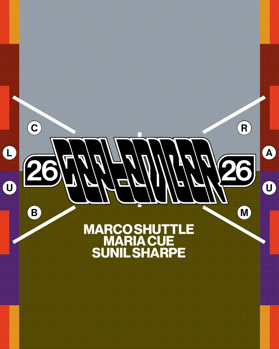 Marco Shuttle, Sunil Sharpe, Maria Cue — CLUB RAUM, Amsterdam