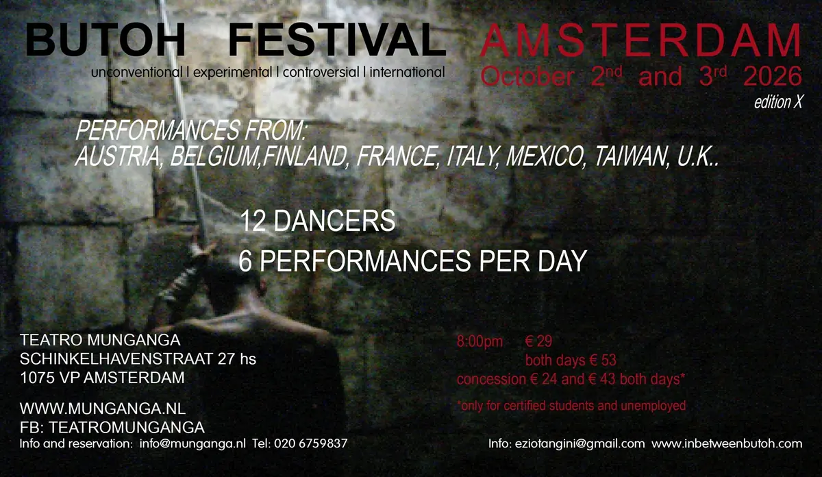 Butoh Festival Amsterdam — Teatro Munganga, Amsterdam