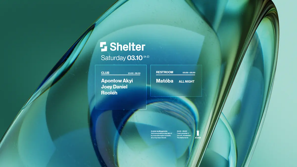 Apontow Akyi, Joey Daniel, Rooléh — Shelter Amsterdam, Amsterdam