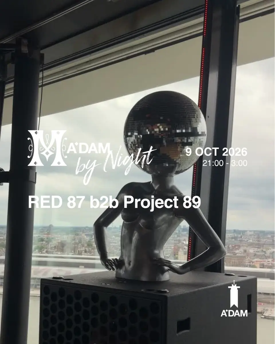 Madam by Night invites: RED 87 b2b Project 89 (all night) — Madam, Amsterdam