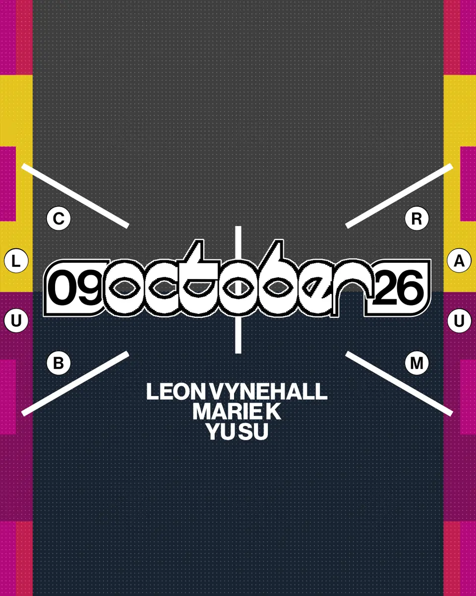 Leon Vynehall, Yu Su, Marie K — CLUB RAUM, Amsterdam