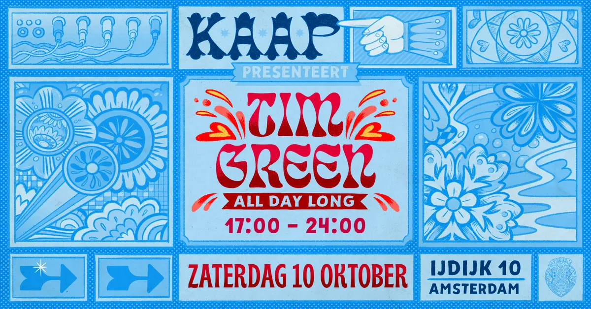 Tim Green all day long — Kaap Amsterdam, Amsterdam