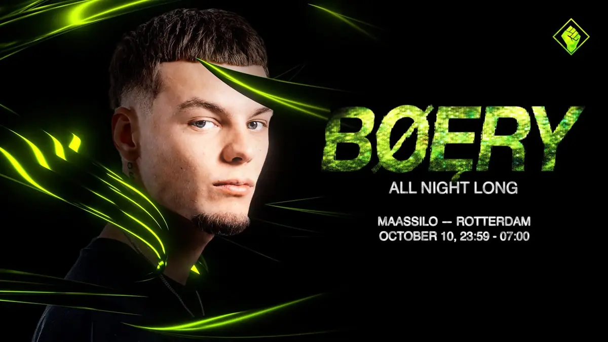 BØĘRY All Night Long — Maassilo, Rotterdam