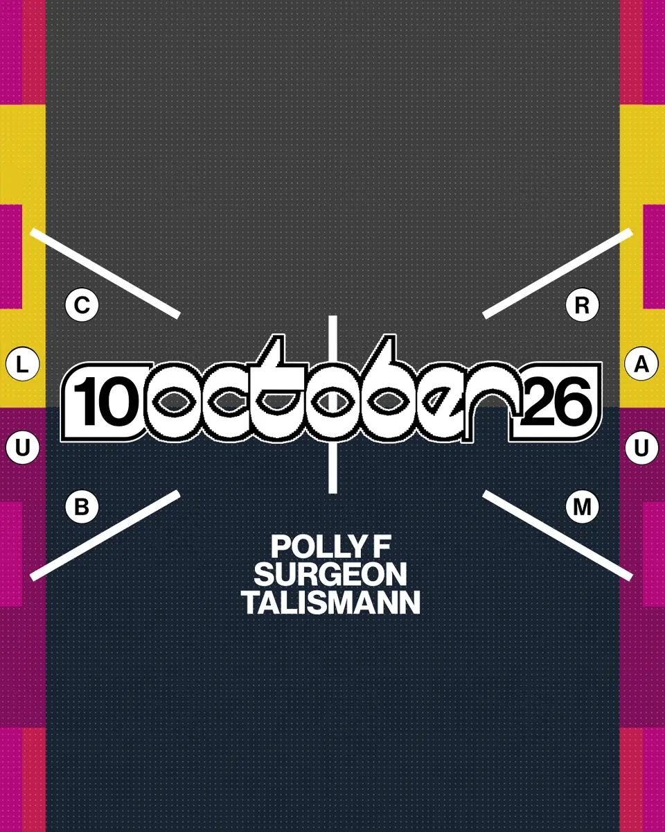 Surgeon, Talismann, Polly F — CLUB RAUM, Amsterdam