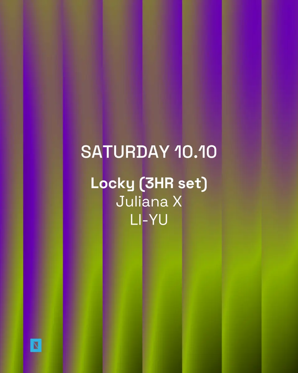 TOFFLER presents Locky (3HR set) — Toffler, Rotterdam