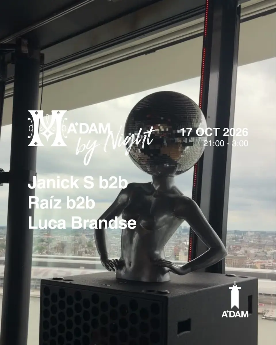 Madam by Night invites: Janick S b2b Raíz b2b Luca Brandse — Madam, Amsterdam