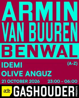GASHOUDER presents: Armin van Buuren & Benwal [Sold Out]